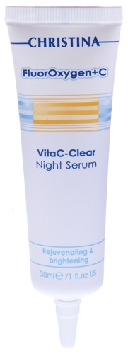 Сыворотка осветляющая ночная / Vita C Clear Night Serum FLUOROXYGEN+C 30 мл