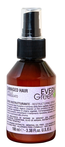 Сыворотка реструктурирующая для волос / EVERYGREEN DAMAGER HAIR restructuring serum 100 мл