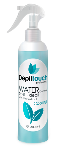 Вода косметическая охлаждающая с экстрактом мяты / Depiltouch professional 300 мл