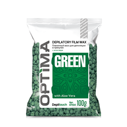 Воск пленочный в гранулах, алоэ / OPTIMA GREEN 100 г