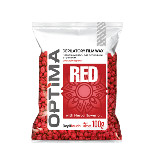 Воск пленочный в гранулах, с маслом нероли / OPTIMA RED 100 г