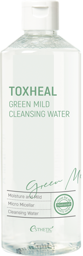 Жидкость для снятия макияжа / Toxheal Green Mild Cleansing Water 530 мл