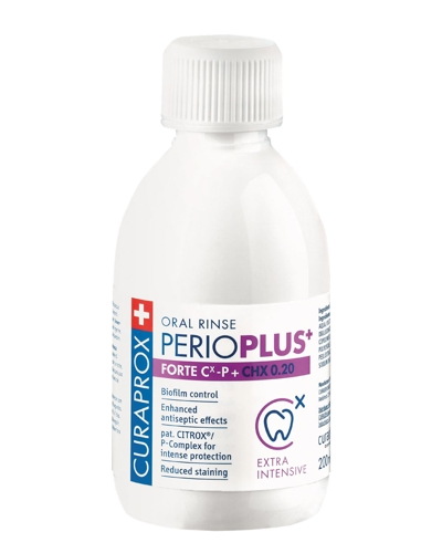 Жидкость-ополаскиватель для полости рта с содержанием хлоргексидина 0,20% / Perio Plus Forte 200 мл